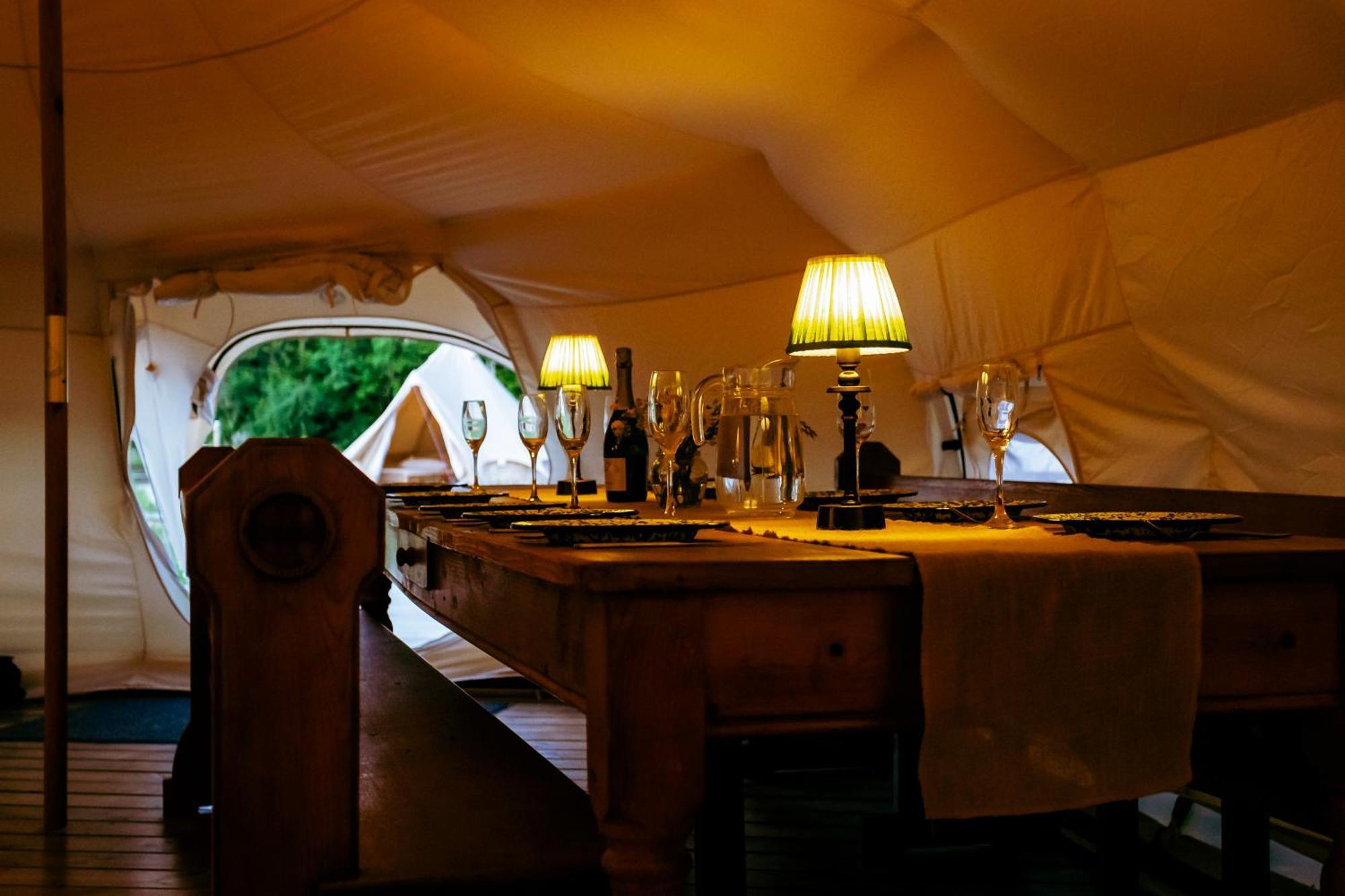 Luxury Glamping Retreat In Battle Villa Exterior photo